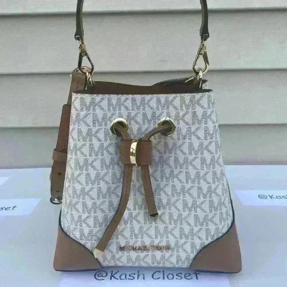 Michael Kors Mercer Gallery Bucket Bag Xsmall Convertible Bucket Crossbody Bag - Picture 1 of 12